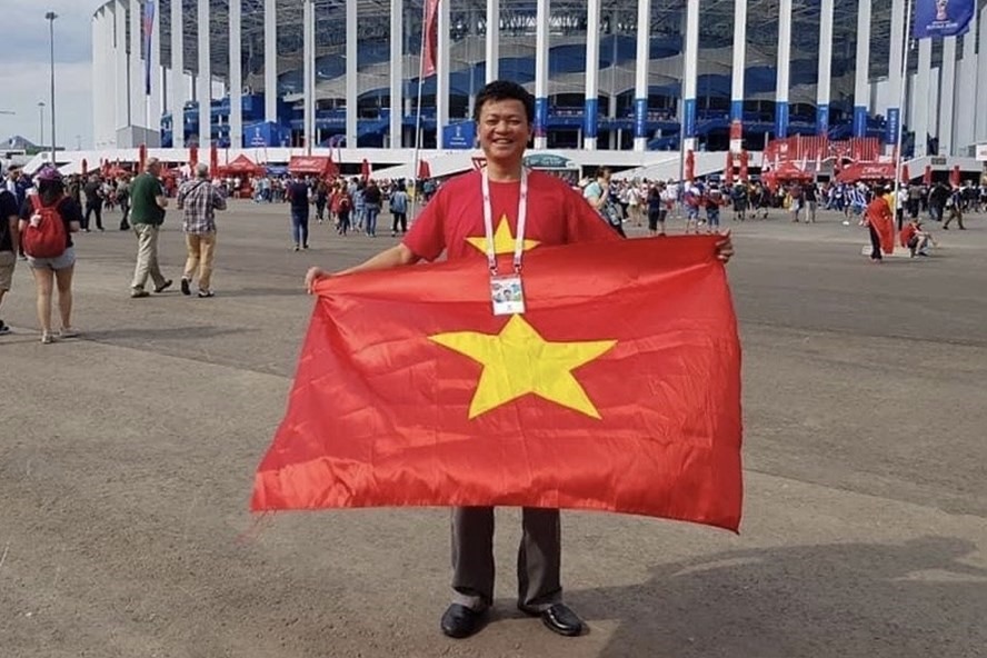 Ông Trần Văn Hoàn, tức Hoàn “pháo” - Chủ tịch CLB Bóng đá Hải Phòng hiện tại. Ảnh NV