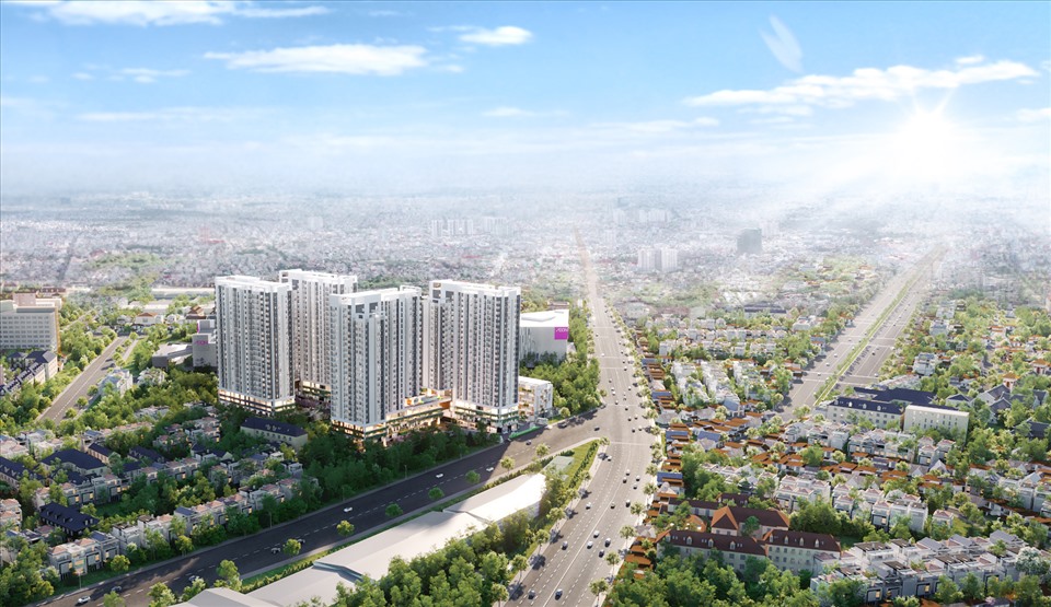 Phối cảnh tổng thể dự án Moonlight Centre Point. Ảnh: Hưng Thịnh Land
