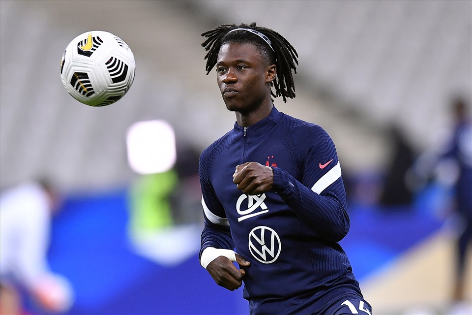 Còn rất trẻ nhưng Camavinga đã là thành viên đội tuyển Pháp. Ảnh: AFP
