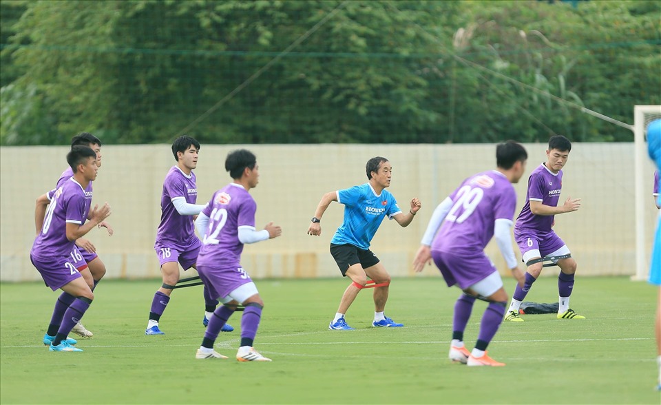 Theo kế hoạch, tuyển Việt Nam sẽ duy trì luyện tập với mật độ 1 buổi/ngày, từ đây đến ngày 26.8 trước khi di chuyển sang Saudi Arabia chuẩn bị cho trận đấu đầu tiên tại vòng loại thứ 3 World Cup 2022. Ảnh: VFF