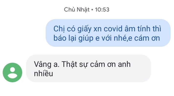 Những tin nhắn anh Tuấn Huy nhận được từ các bệnh nhân và người nhà bệnh nhân. Ảnh: NVCC