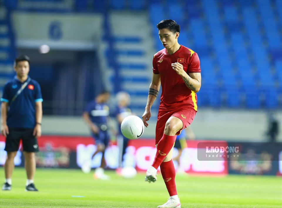 Đoàn Văn Hậu là cầu thủ quan trọng của đội tuyển Việt Nam. Ảnh: Trung Thu