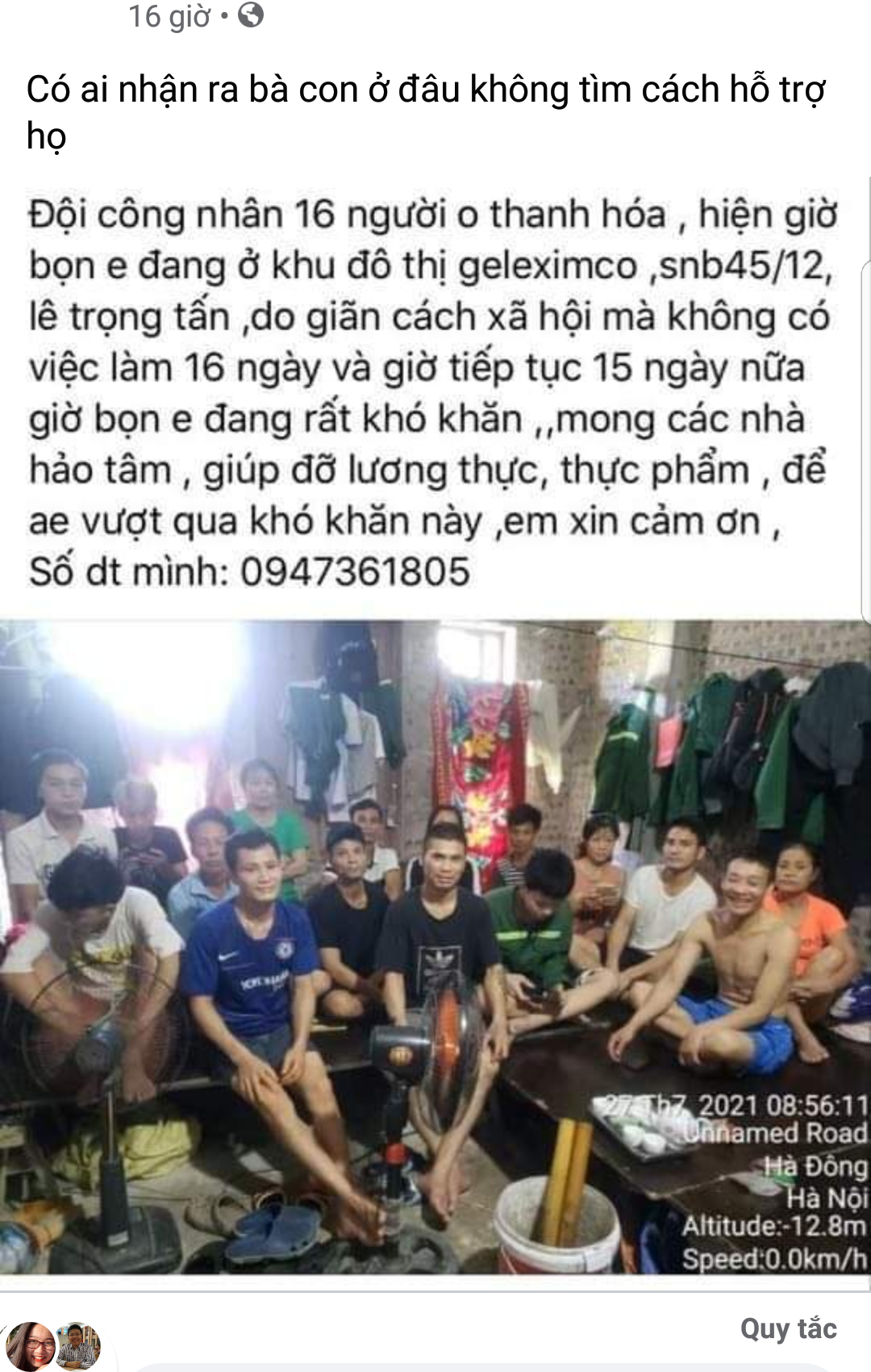 Nhóm lao động Thanh Hoá: Chúng tôi đã được hỗ trợ đủ, xin nhường ...