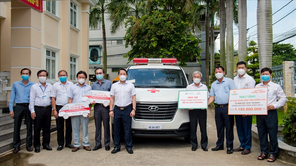 Sự hỗ trợ kịp thời của Tập đoàn Hưng Thịnh cũng như Công ty Cổ phần Phát triển Địa ốc Sông Tiên sẽ đóng góp tích cực vào công tác phòng, chống dịch Covid-19 của tỉnh Đồng Nai