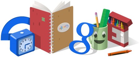 Google Doodle ngày khai trường năm 2014