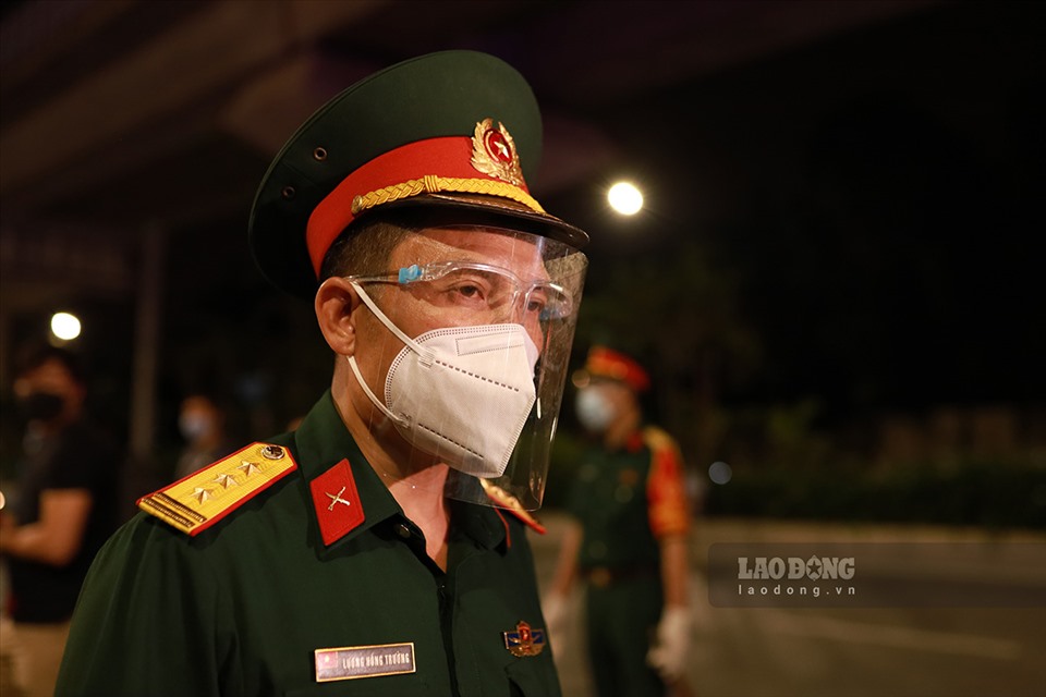 Thượng tá Lương Hồng Trường, Chỉ huy trưởng Ban chỉ huy quân sự quận Thanh Xuân.