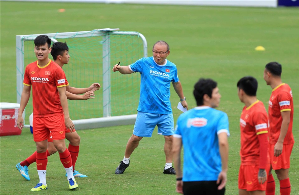 Huấn luyện viên Park Hang-seo đã có tính toán kỹ về mặt nhân sự. Ảnh: VFF