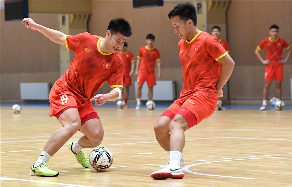 Tuyển futsal Việt Nam đã sẵn sàng cho vòng chung kết Futsal World Cup 2021. Ảnh: VFF