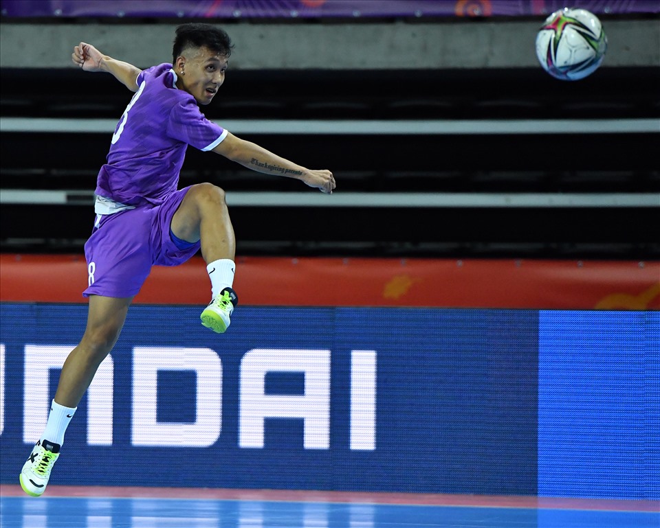 Minh Trí đặt quyết tâm cao trước trận ra quân futsal World Cup 2021. Ảnh: VFF