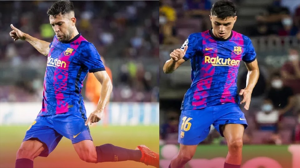 Alba và Pedri đều dính chấn thương sau trận đấu với Bayern. Ảnh: fcbarcelona