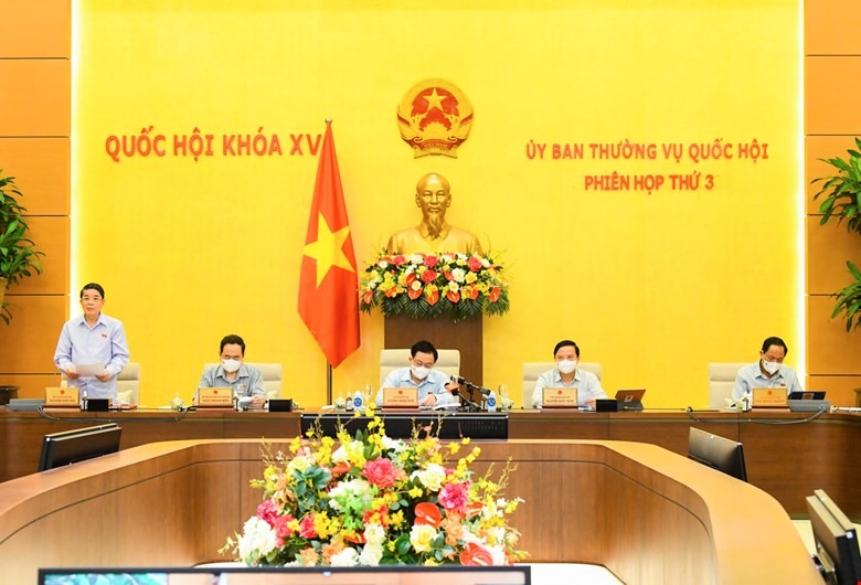 Phó Chủ tịch Quốc hội Nguyễn Đức Hải kết luận phiên thảo luận.