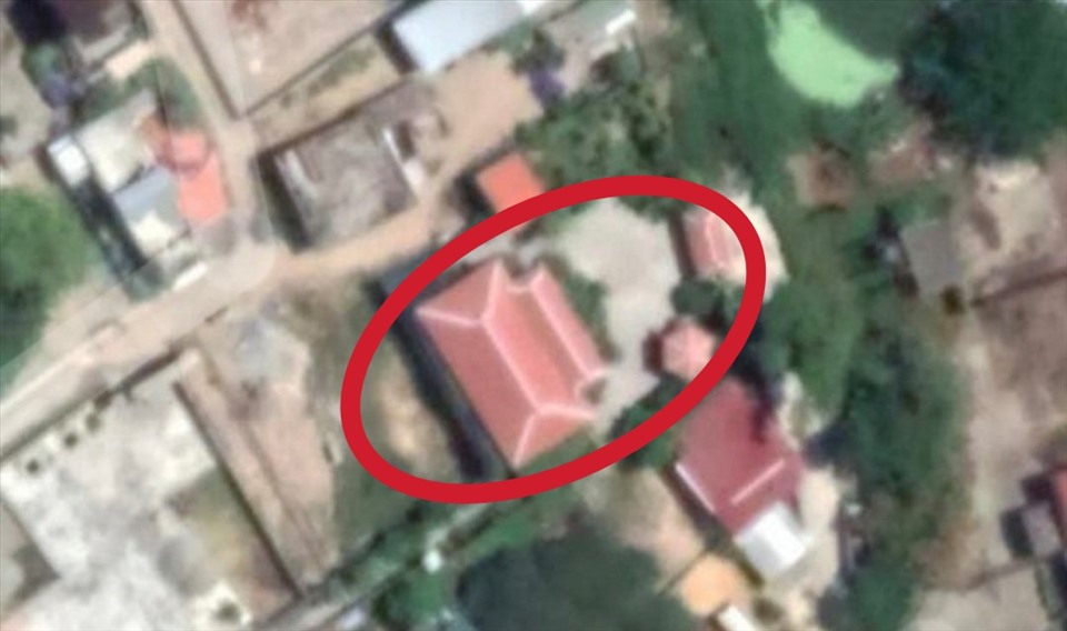 Vị trí căn biệt thự trái phép toạ lạc. Ảnh chụp từ Google Maps.
