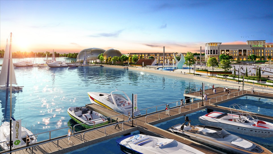 Tổ hợp Quảng trường – Bến du thuyền tại Aqua City kỳ vọng kiến tạo phong cách sống thượng lưu hàng đầu khu vực phía Đông TPHCM.