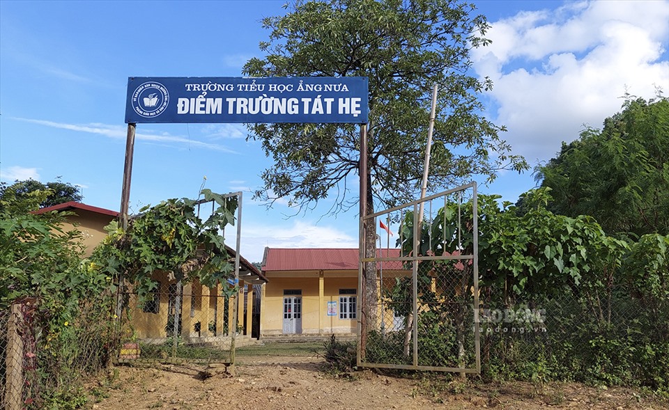 Điểm trường bản Tát Hẹ - Trường Tiểu học xã Ẳng Nưa, huyện Mường Ảng.
