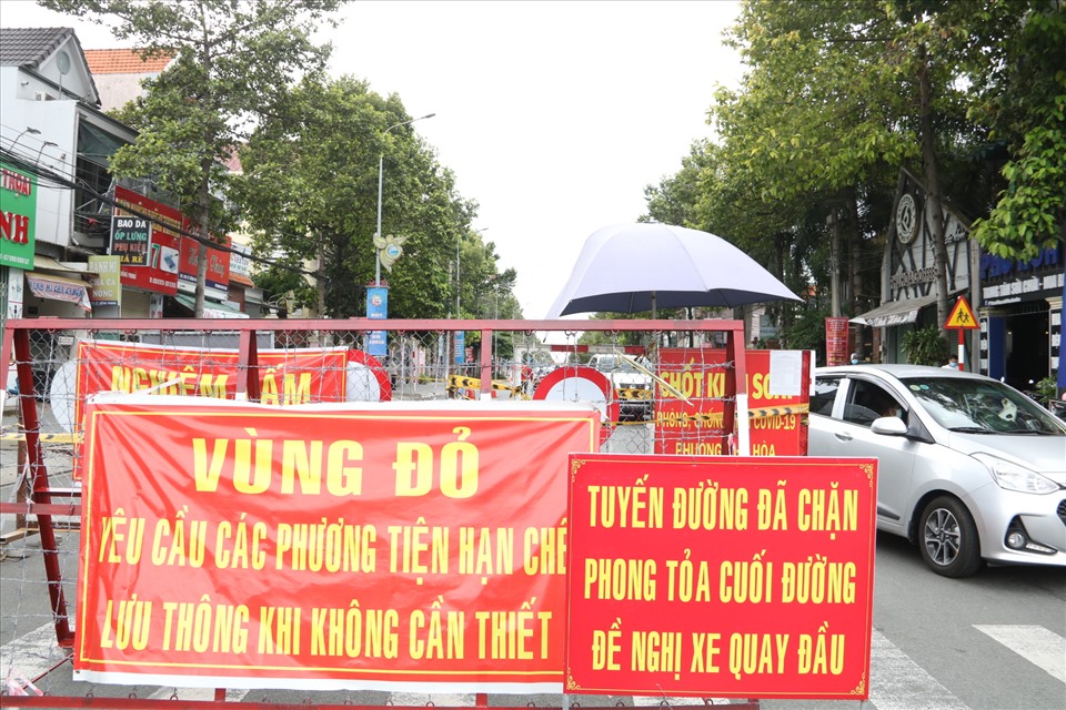 Phường Phú Hòa, thành phố Thủ Dầu Một vẫn là vùng có nguy cơ lây nhiễm COVID-19.