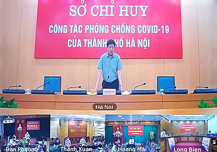 Phó Chủ tịch UBND Thành phố Dương Đức Tuấn phát biểu kết luận cuộc họp