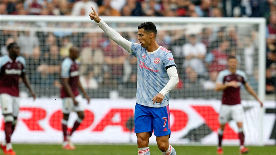 Ronaldo vẫn ghi bàn đều đặn như thói quen. Ảnh: AFP.