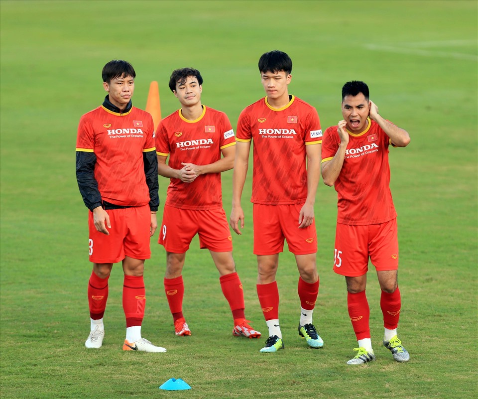 Đội tuyển Việt Nam bước vào giai đoạn luyện tập tích cực chuẩn bị cho 2 trận đấu gặp Trung Quốc và Oman trong khuôn khổ vòng loại thứ 3 World Cup 2022 vào tháng 10 tới đây. Ảnh: VFF