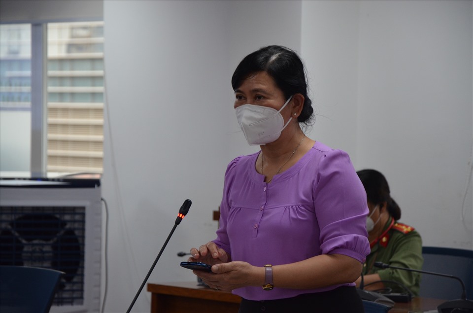 Bà Nguyễn Thị Huỳnh Mai, Chánh Văn phòng Sở Y tế TPHCM. Ảnh: Huyên Nguyễn