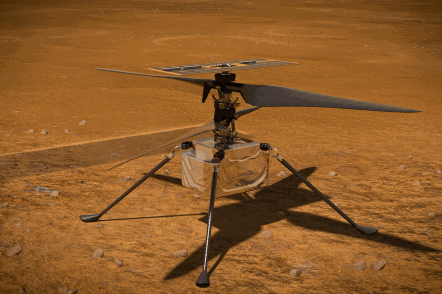 Trực thăng sao Hỏa Ingenuity chuẩn bị có chuyến bay thứ 14. Ảnh: NASA