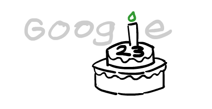 Google hé lộ bản phác họa Doodle kỷ niệm sinh nhật thứ 23. Ảnh: Google