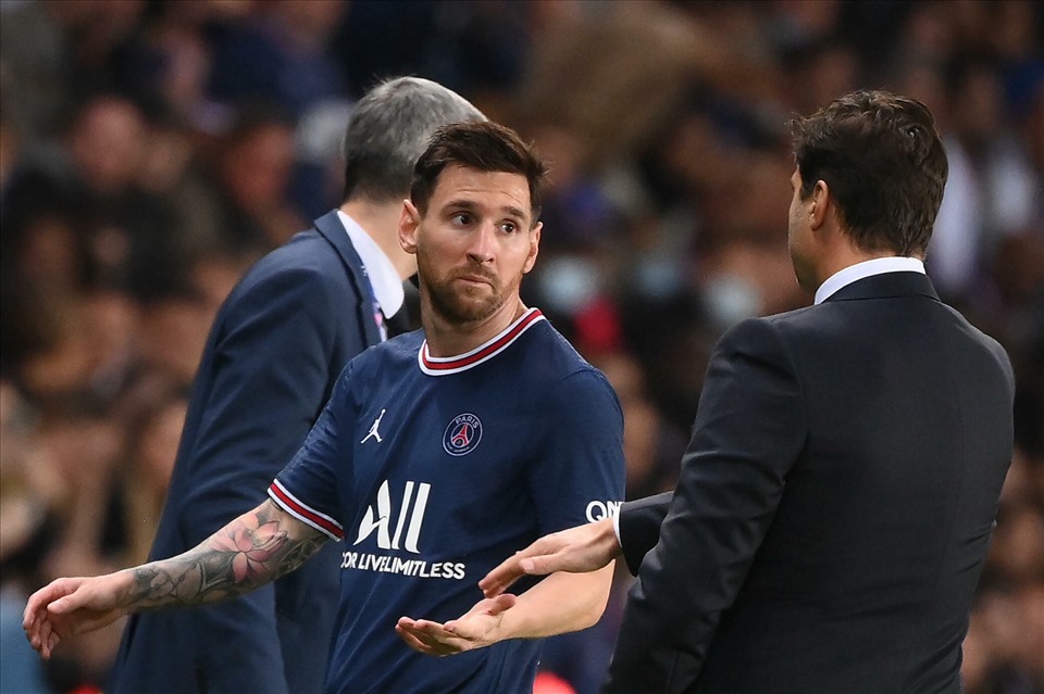 Mauricio Pochettino cần có cách quản lý khác với Messi, một ngôi sao lớn. Ảnh: AFP