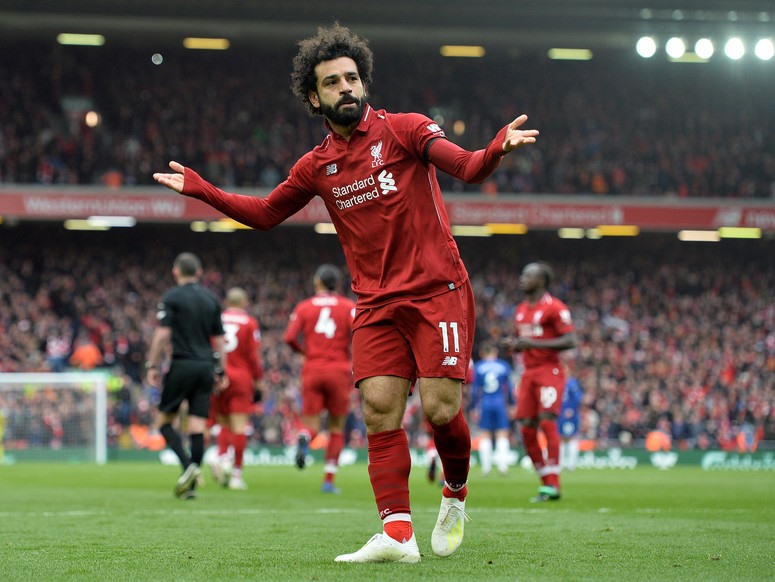 Salah vừa có bàn thắng thứ 100 cho Liverpool ở Premier League. Ảnh: Sport - Dziennik