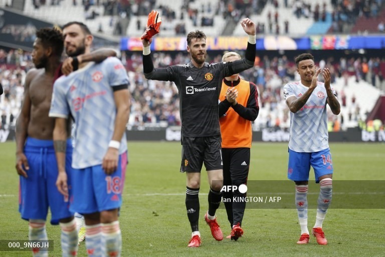 De Gea là chốt chặn quan trọng của MU. Ảnh:AFP