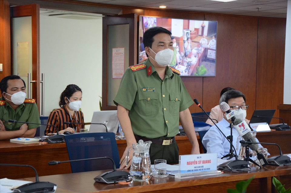 Đại tá Nguyễn Sỹ Quang - Phó Giám đốc Công an TPHCM.