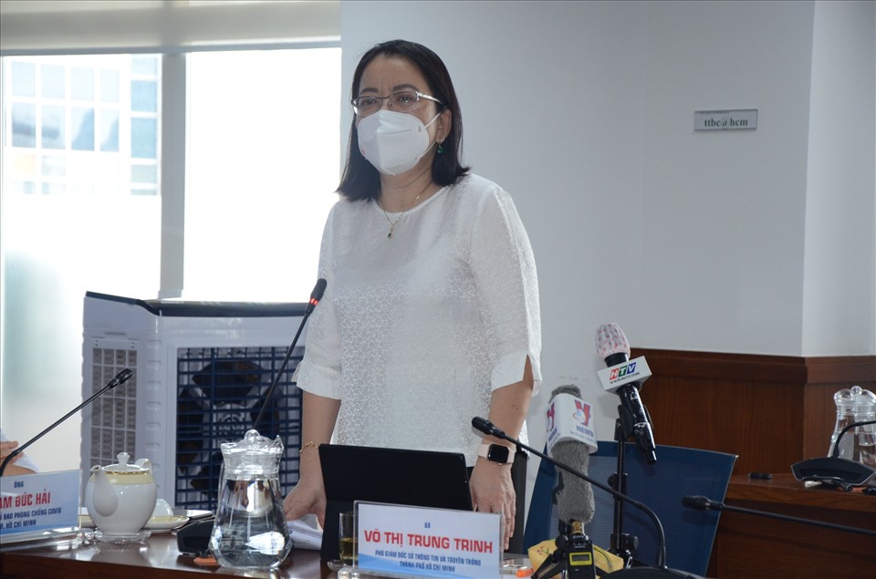 Bà Võ Thị Trung Trinh – Phó Giám đốc Sở Thông tin và Truyền thông TPHCM.