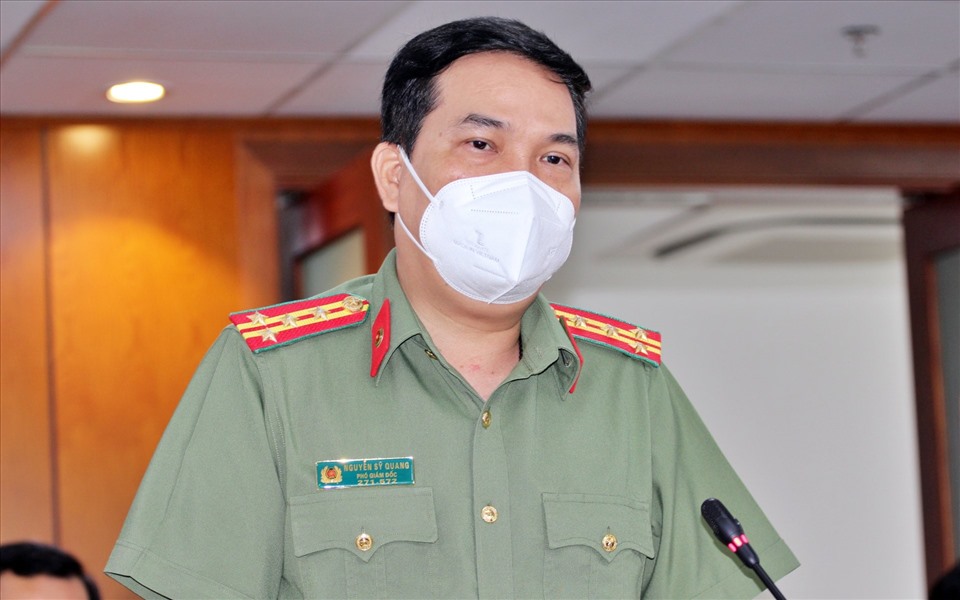 Đại tá Nguyễn Sỹ Quang -  Phó giám đốc Công an TPHCM.  Ảnh: Huyên Nguyễn