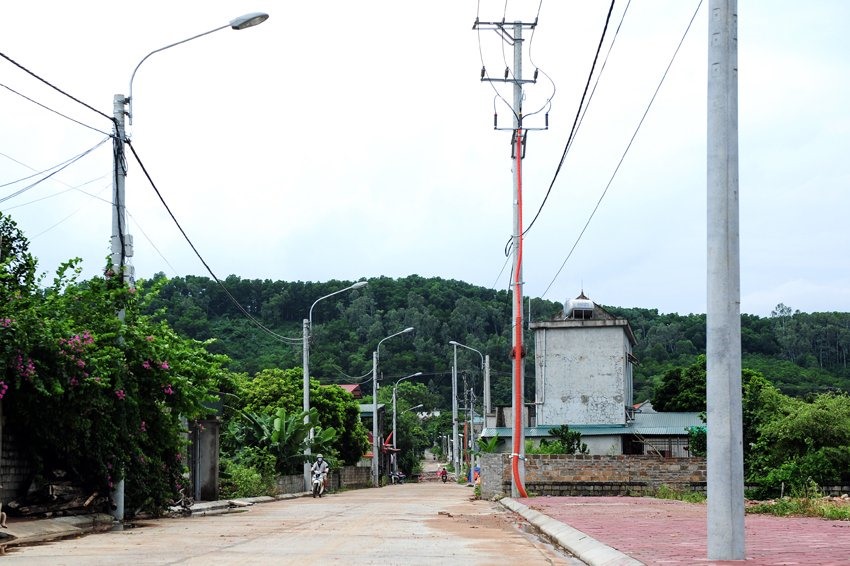Tỉnh Ninh Bình đã bố trí 5 khu tái định cư và đang gấp rút hoàn thiện cơ sở hạ tầng. Ảnh: NT