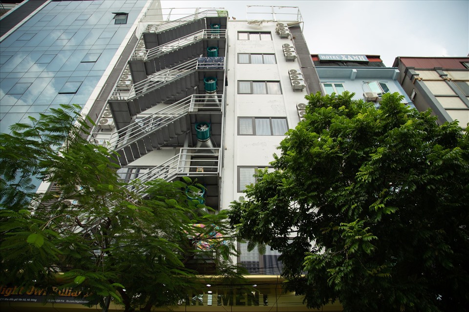 Căn nhà 9 tầng trên địa bàn xã Tân Triều.