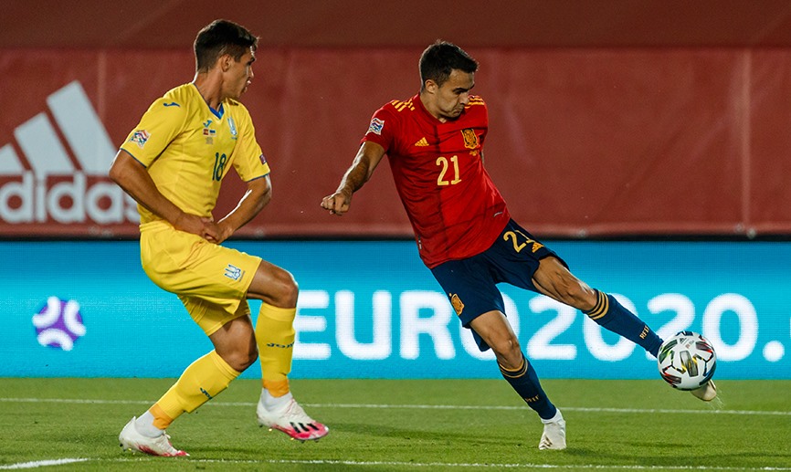Sergio Reguilon đã có 5 trận đấu trong màu áo đội tuyển Tây Ban Nha. Ảnh: RFEF