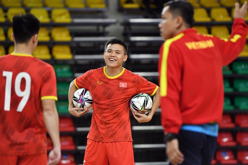 Đội tuyển Futsal Việt Nam sẵn sàng cho World Cup 2021. Ảnh: VFF