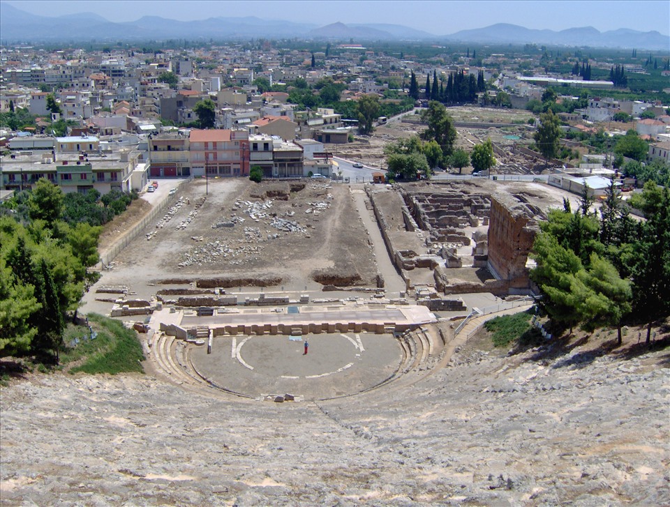Thành phố cổ 7000 tuổi Argos tại Hy lạp. Ảnh chụp màn hình