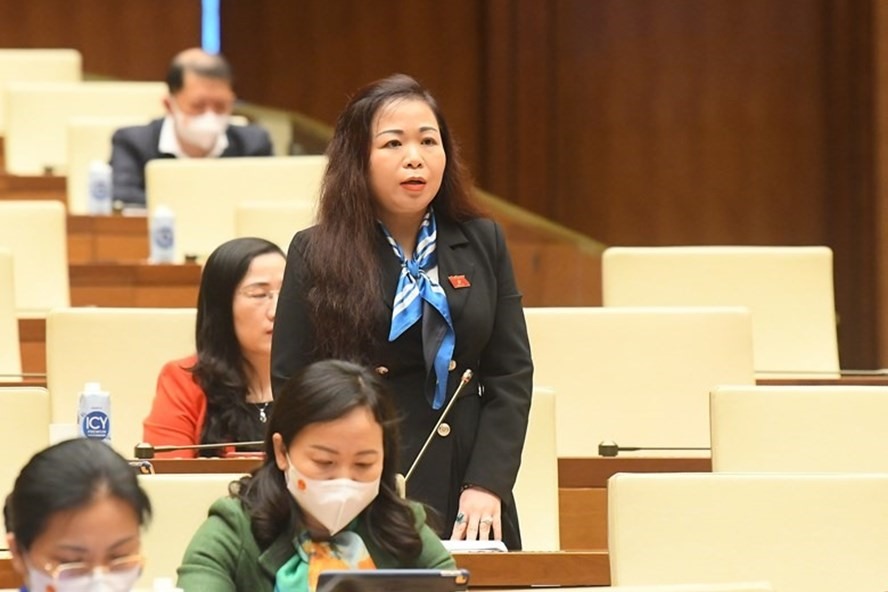 Bà Vũ Thị Lưu Mai - Phó Chủ nhiệm Ủy ban Tài chính, Ngân sách của Quốc hội.