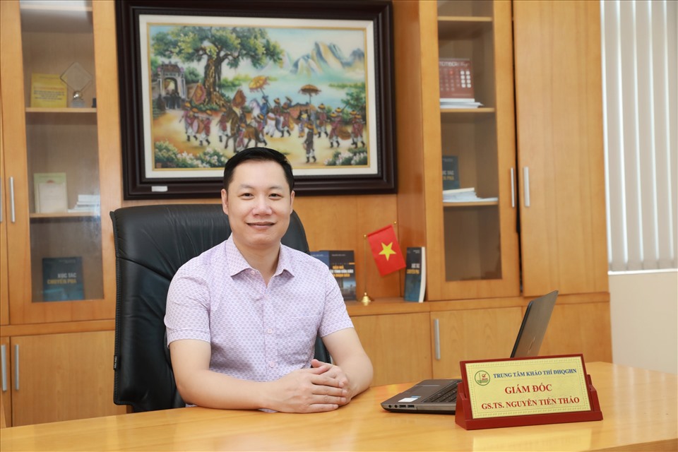 GS.TS Nguyễn Tiến Thảo, Giám đốc Trung tâm Khảo thí, Phó Trưởng Ban Đào tạo ĐHQGHN. Ảnh: VNU