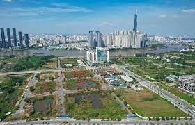 Cuộc đấu giá đất Thủ Thiêm ghi nhận mức giá cao kỷ lục của thị trường bất động sản ở Việt Nam. Ảnh: TL
