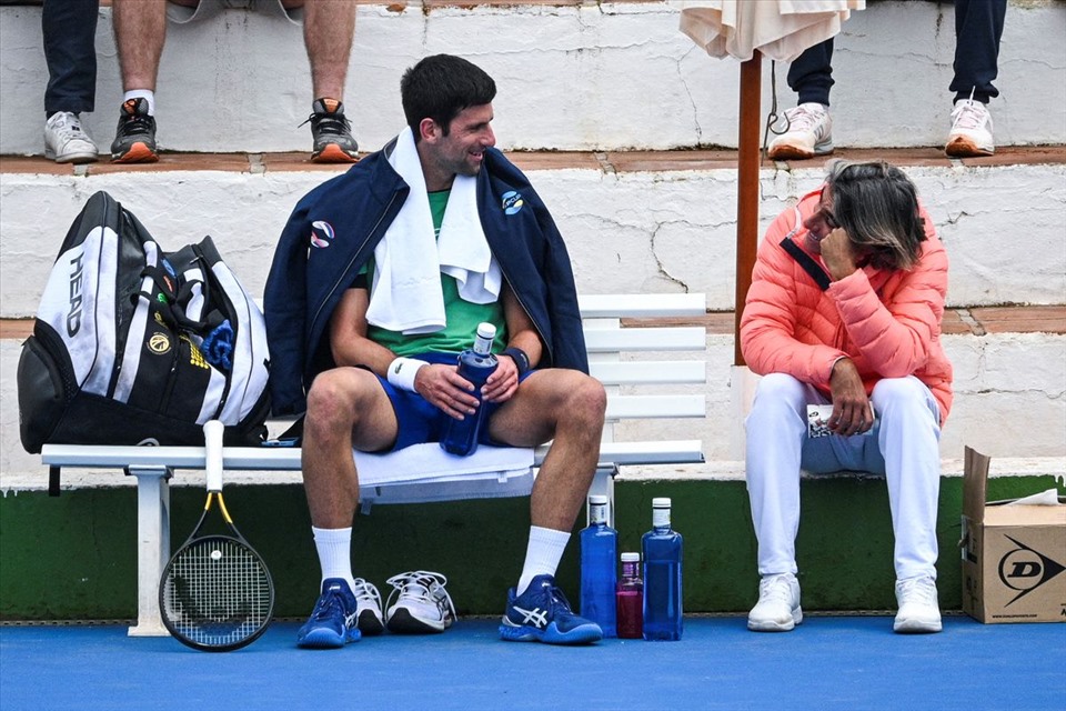 Hình ảnh được ghi lại khi Djokovic có mặt ở Marbella, Tây Ban Nha, ngày 3.1. Ảnh: Tennis