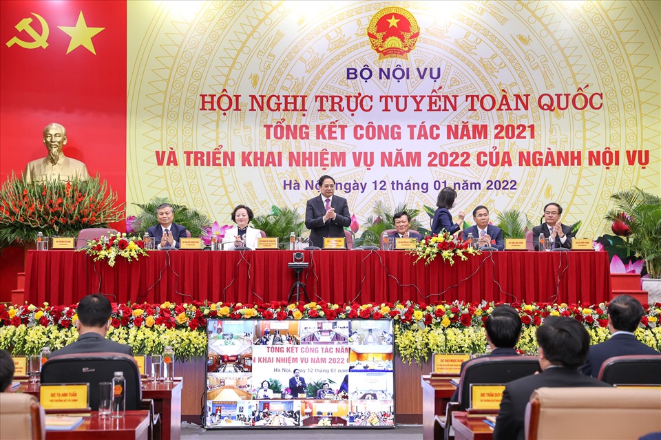 Thủ tướng Phạm Minh Chính dự hội nghị. Ảnh: HN