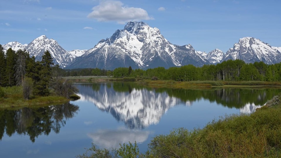 Vườn quốc gia Grand Teton ở Wyoming. Ảnh: Daniel Slim / AFP qua Getty