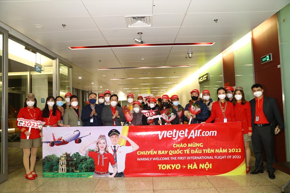 Vietjet chào đón hành khách trên các chuyến bay quốc tế đến Việt Nam