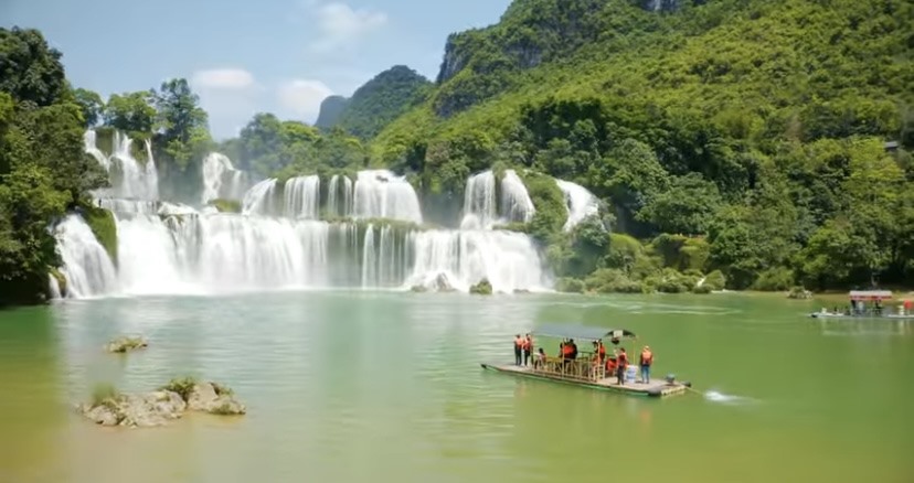 Thác Bản Giốc mang tính biểu tượng của Cao Bằng. Ảnh:CMH
