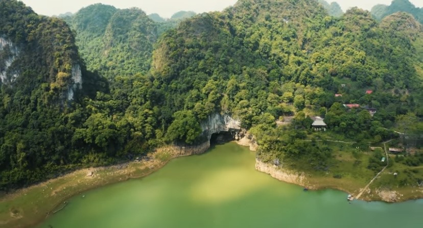 Hồ Thang Hen (Quốc Toản, Trà Lĩnh). Ảnh:CMH