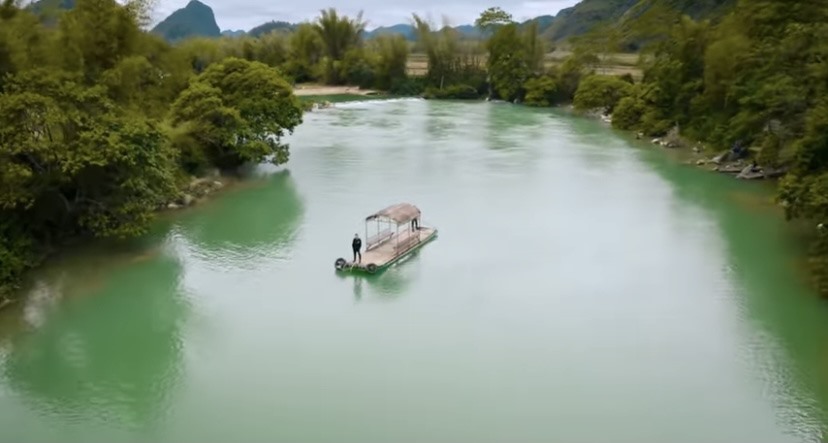 Sông Quây Sơn (Trùng Khánh, Cao Bằng). Ảnh:CMH