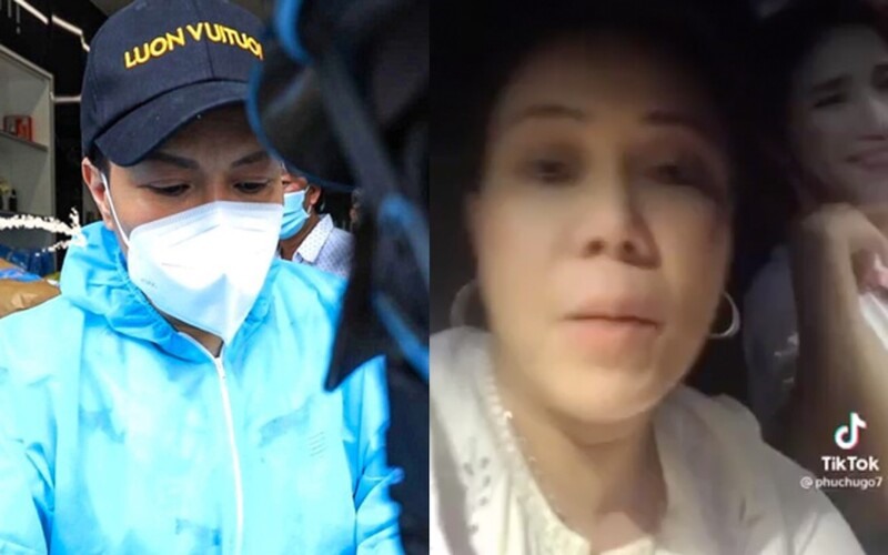 Đoạn clip Việt Hương đối đáp antifan từng được cắt ra chia sẻ lên mạng xã hội. Ảnh: CMH.