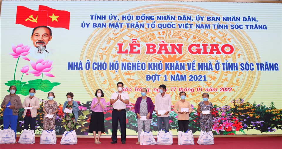 849 hộ nghèo tại tỉnh Sóc Trăng được nhận nhà ở trước thềm năm mới Nhâm Dần. Ảnh: Nhật Hồ
