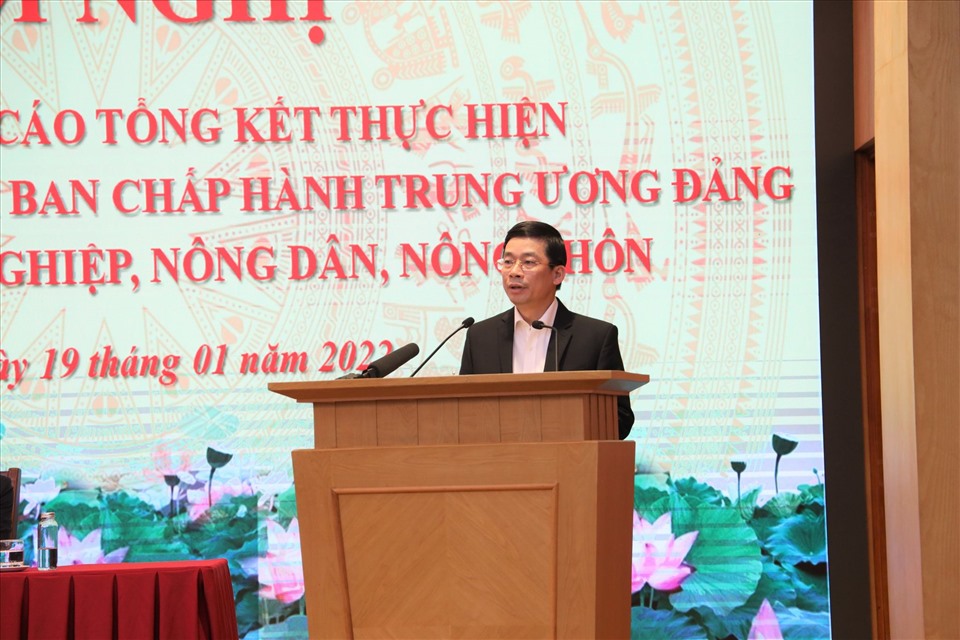Ông Nguyễn Duy Hưng - Phó trưởng Ban Kinh tế Trung ương phát biểu tại hội nghị. Ảnh: T.Dũng