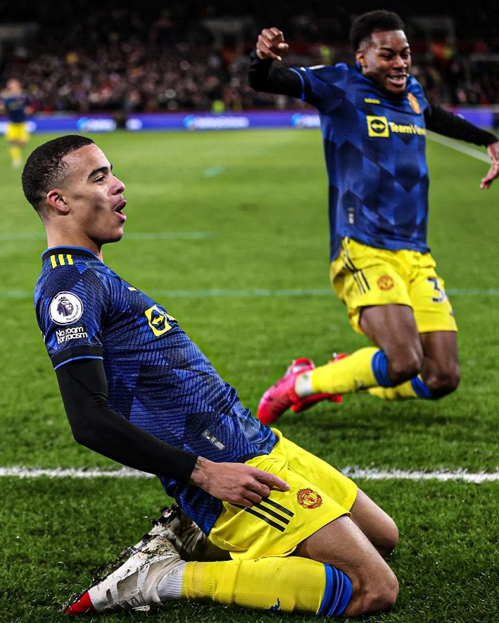 3 bàn thắng của Man United được ghi bởi các cầu thủ trẻ. Ảnh: AFP